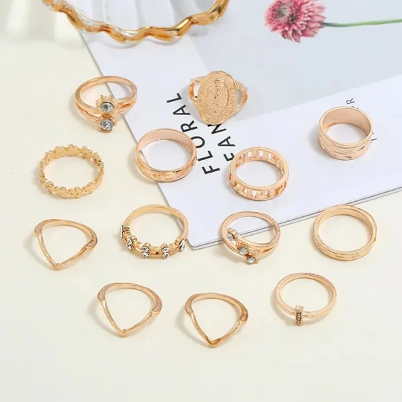 🍒 LAST 13 Pcs Ring Set - Picture 2 of 8